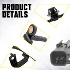2X ABS Wheel Speed Sensor for Chrysler Sebring Dodge Avenger Journey (2007–2010)