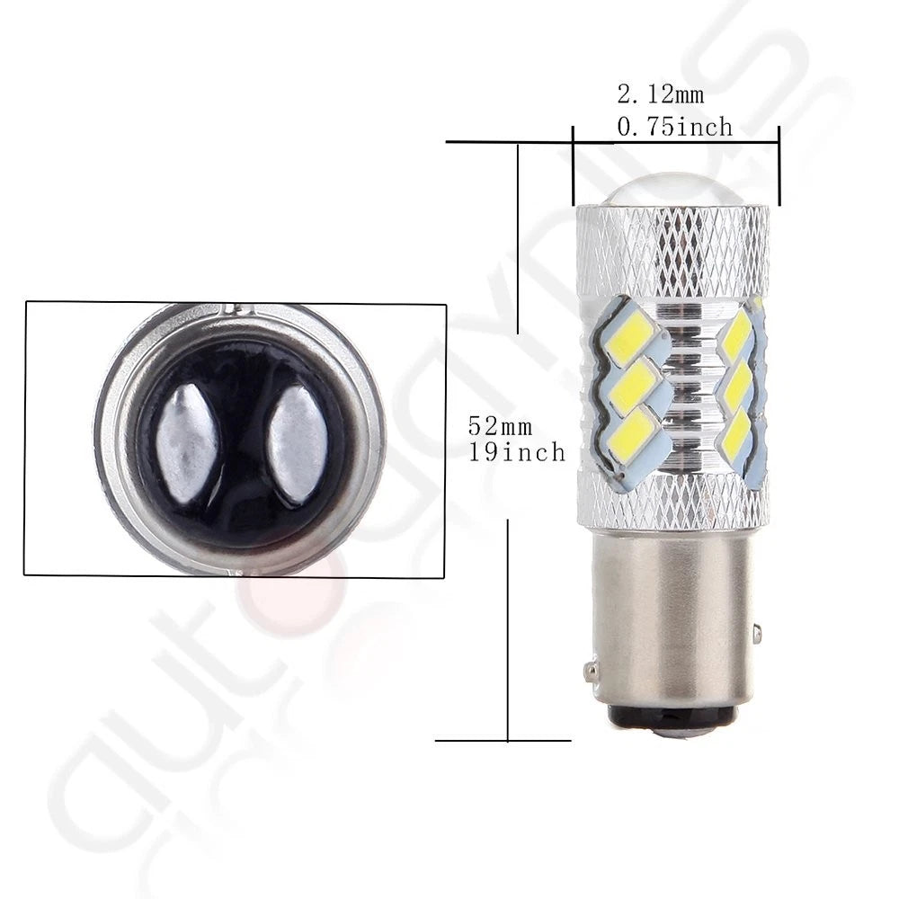 Set of 4 6000K 60W 1157 15 5730 SMD Brake Light Replacement