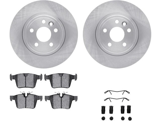 Rear Brake Pad and Rotor Kit for Jaguar E-Pace (2020) VG912HF