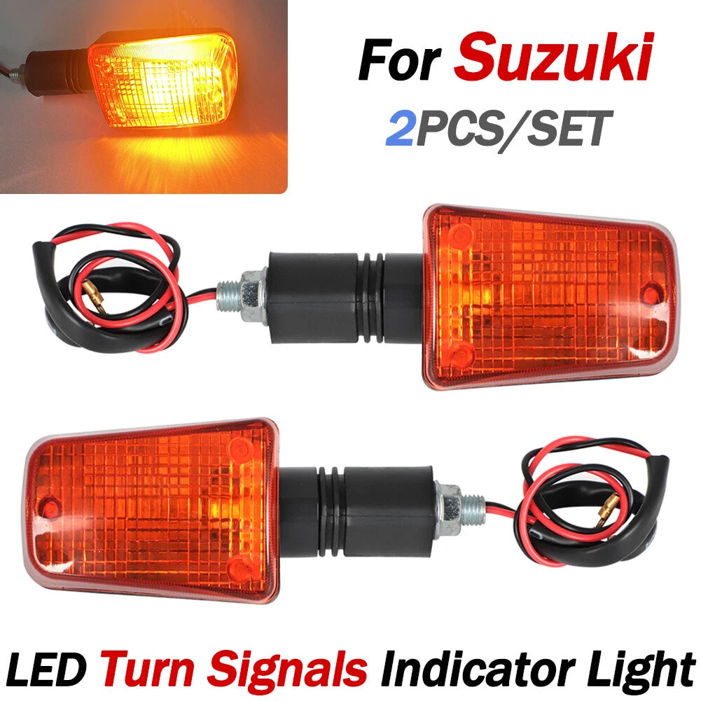 Turn Signals for Suzuki DR125 DR200 DR250 DR350 GSXR750 GSXR1100 (1990–2000)