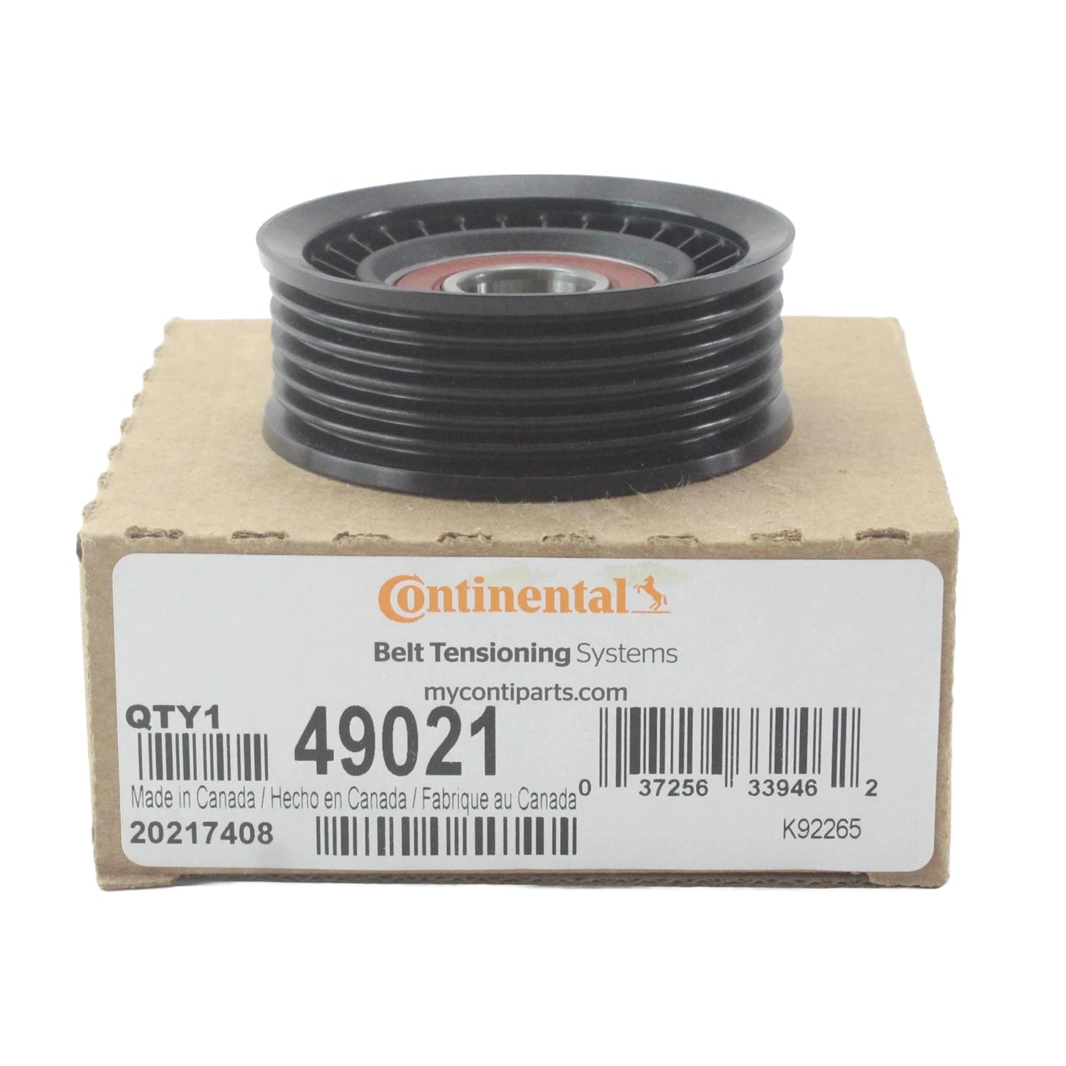 A/C Drive Belt Idler Pulley for Continental (49021)