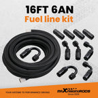 6AN Fuel Hose Line Kit for Universal Applications (16FT)