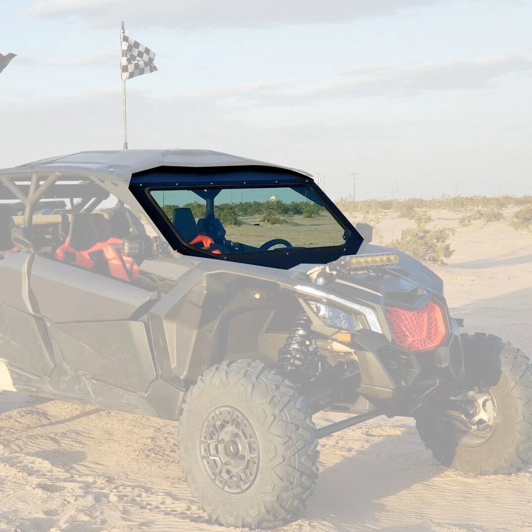 Glass Windshield for Can Am Maverick X3 (2017–2023) UV Protect