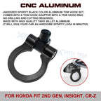 JDM Front Bumper Tow Hook Set for Honda Fit Insight CR-Z (2015-2017)