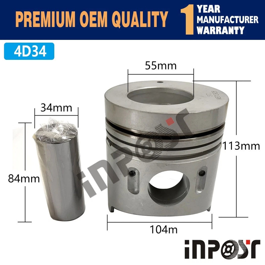 Overhaul Rebuild Kit for Mitsubishi Fuso Canter 4D34 4D34T