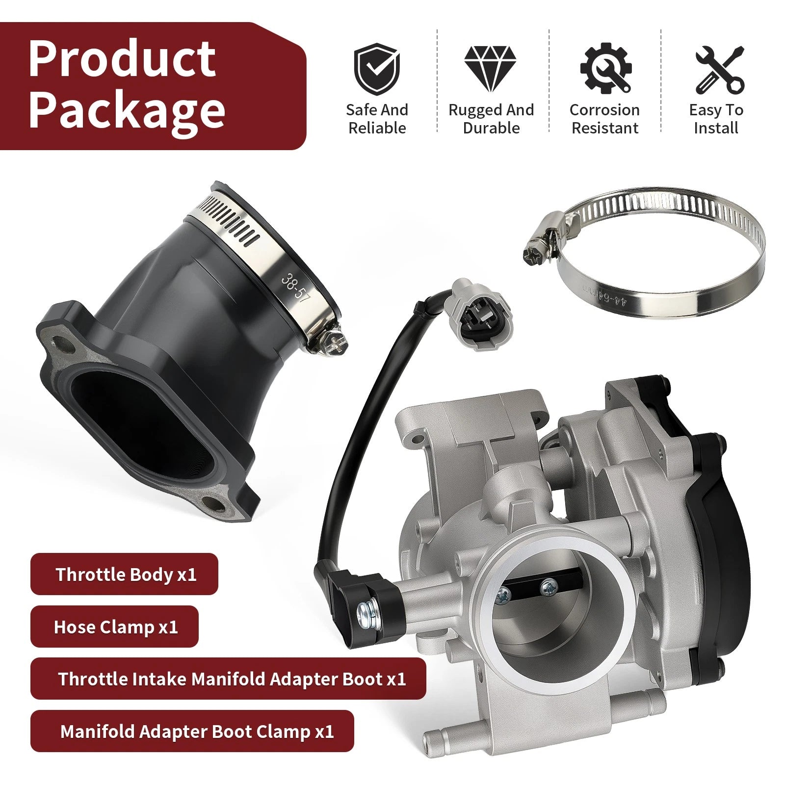 Throttle Body 1202836 for Polaris Sportsman 800 EFI (2005–2014)