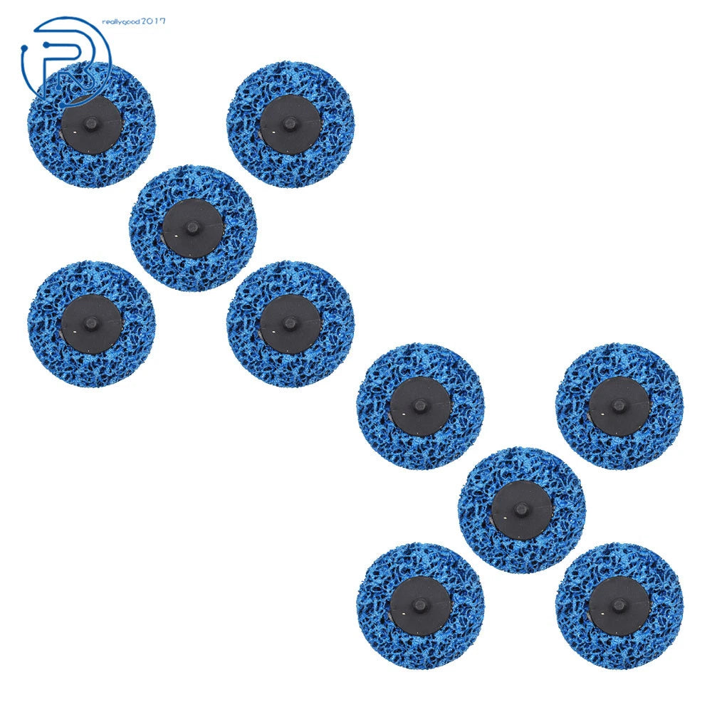 Set of 10 Quick Change Easy Strip & Clean Discs for Paint Rust