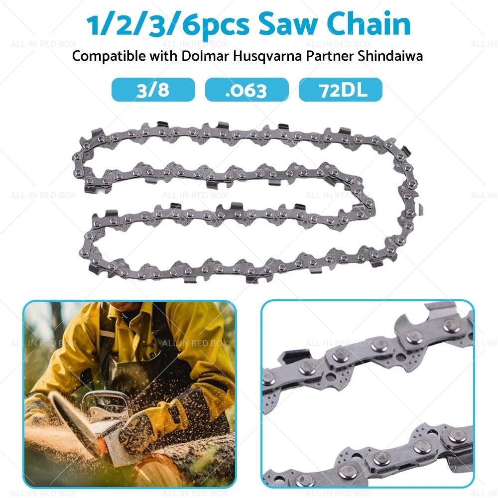 Chainsaw Chain 3/8 .063 72DL Semi Chisel for Husqvarna Stihl
