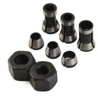 Set of 6 Router Bit Collet Chuck Adapter for Engraving Trimming Machine