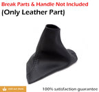 Emergency Brake Boot Cover for Volvo S60 (2005–2008) Gray Leather Synthetic