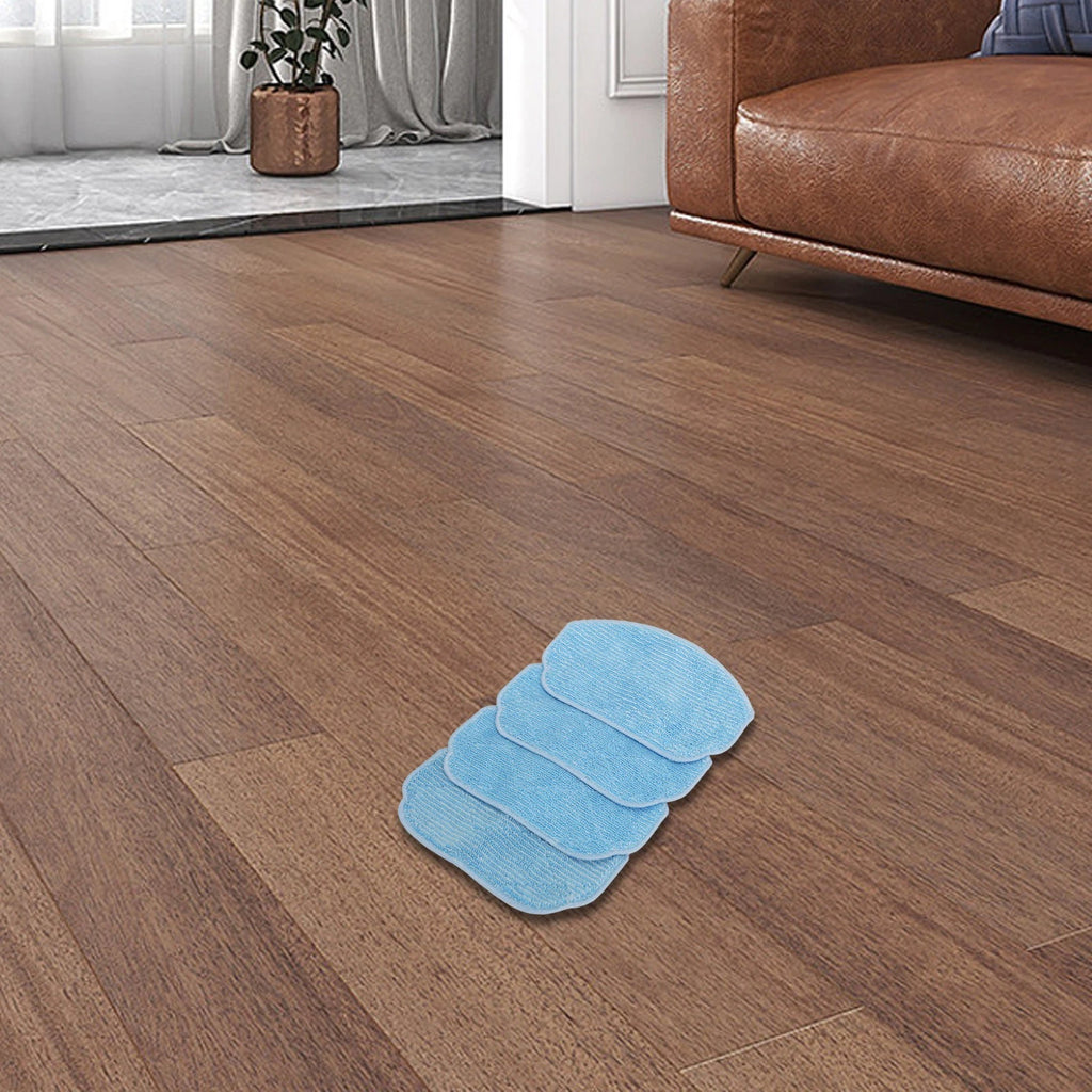 4 Pack Microfiber Mop Cloths for Cecotec Conga 999 (Robot Vacuum)