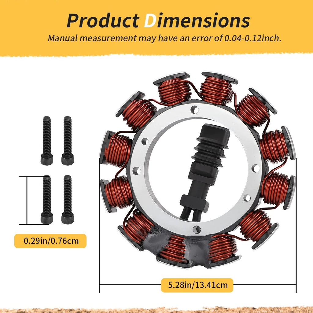 32 Amp Magneto Stator for Harley FXR FXD FLHTC FLSTS FLSTF FXSTS FXSTSB FXST FXSTB (1982–2006)