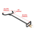 Powder-Coated Steel Trailer Hitch for Snowmobiles/ATVs