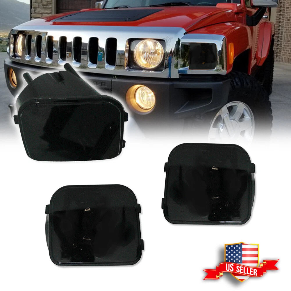 2X Smoked Lens Front Corner Signal Lights for Hummer H3 (2006–2010)