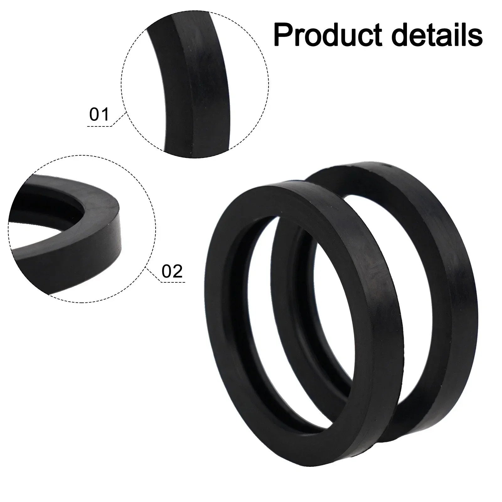 10 x Rubber Leakproof Gaskets Gas Can Spout Seals for Tight Tank Sealing