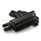 Set of 2 Black Rubber Pilot Footpegs for Harley FXBB FXBR FXBRS FXLR (2018–Present)