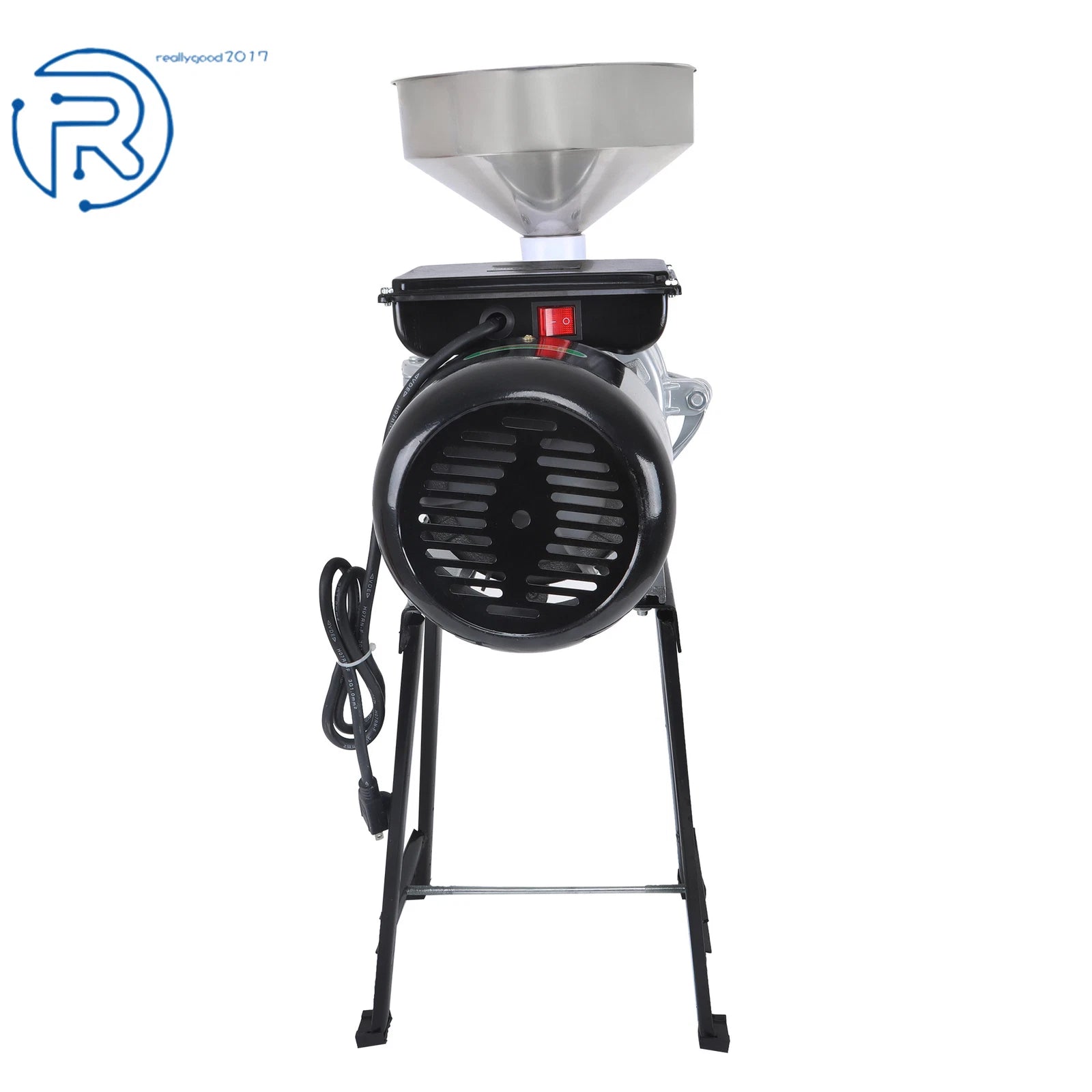 Electric Grain Grinder for Corn Wheat Flour Cereal Mill (110V)