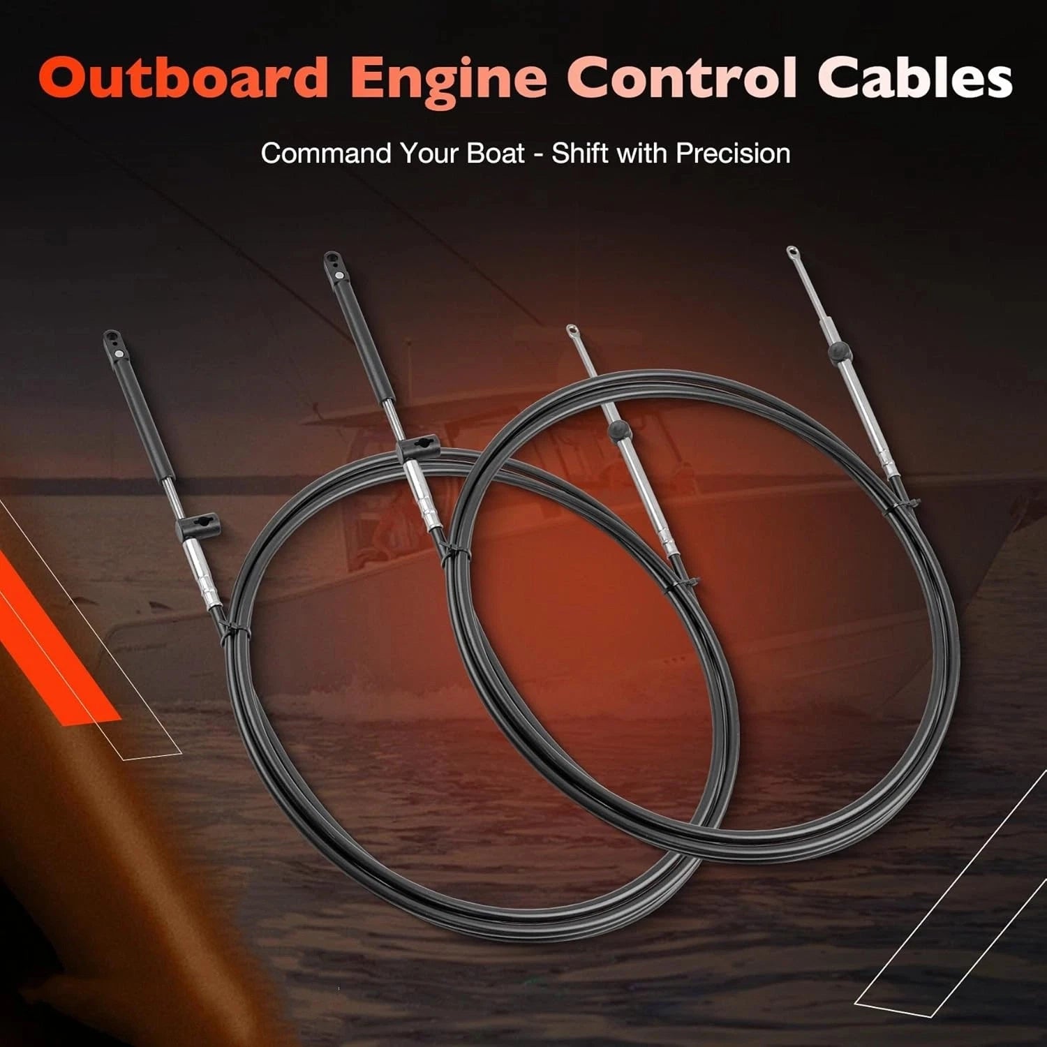 2X Throttle Shift Cable for Mercury Mariner (GEN II) (16 FT)