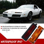 4X Amber Front & Red Rear Side Marker Lights for Pontiac Trans Am Firebird (1982–1992)