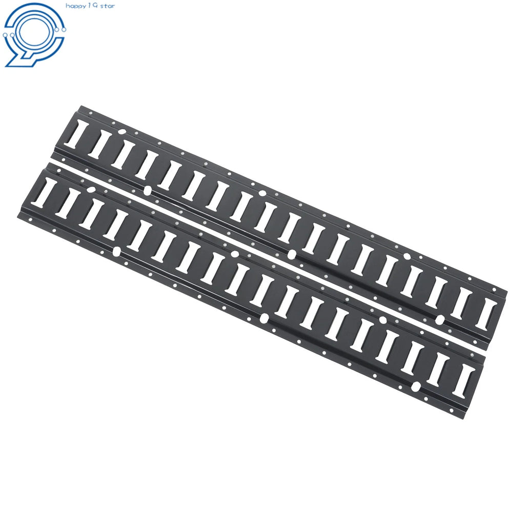 Set of 8 E Track Rails for Enclosed Trailer (3')