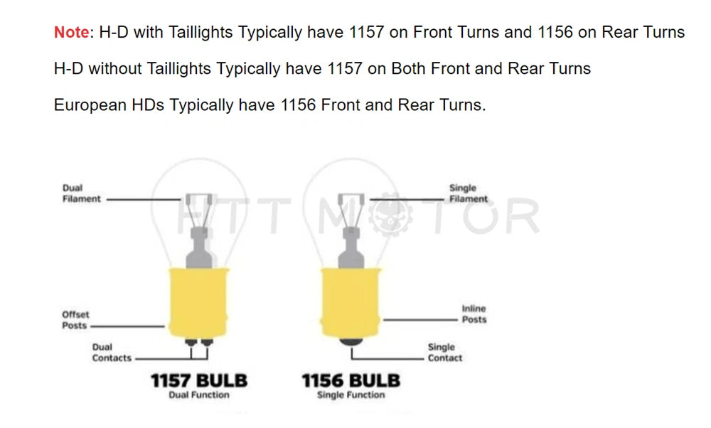 4X 1156 Orange Light Bulb for Auto Car (12V)