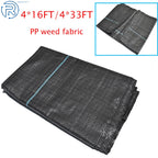4FT Wide Woven Ground Cover Landscape Fabric Weed Barrier Garden Mat