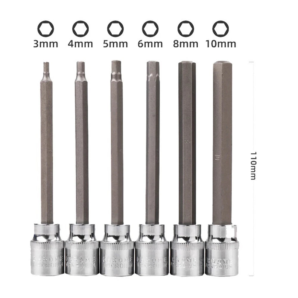 Hexagon Socket Bit Sleeve Adapter for Power Tools Ratchet Socket
