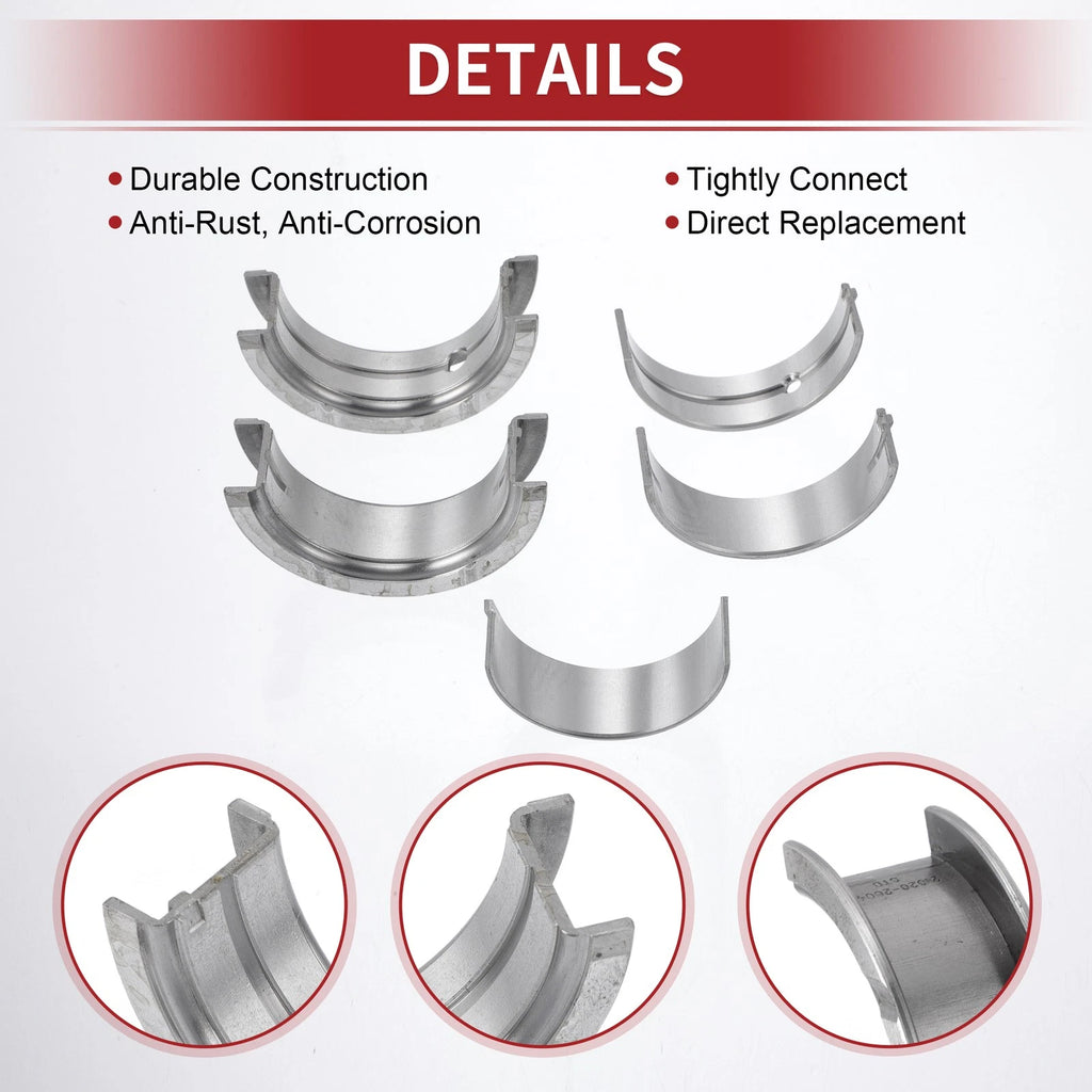 Main Bearing and Connecting Rod Bearing Kit No. 2102026040 for Hyundai Accent (2000–2005)