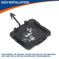 Front Bumper Tow Hook Cover for BMW 525i 528i 530i Black