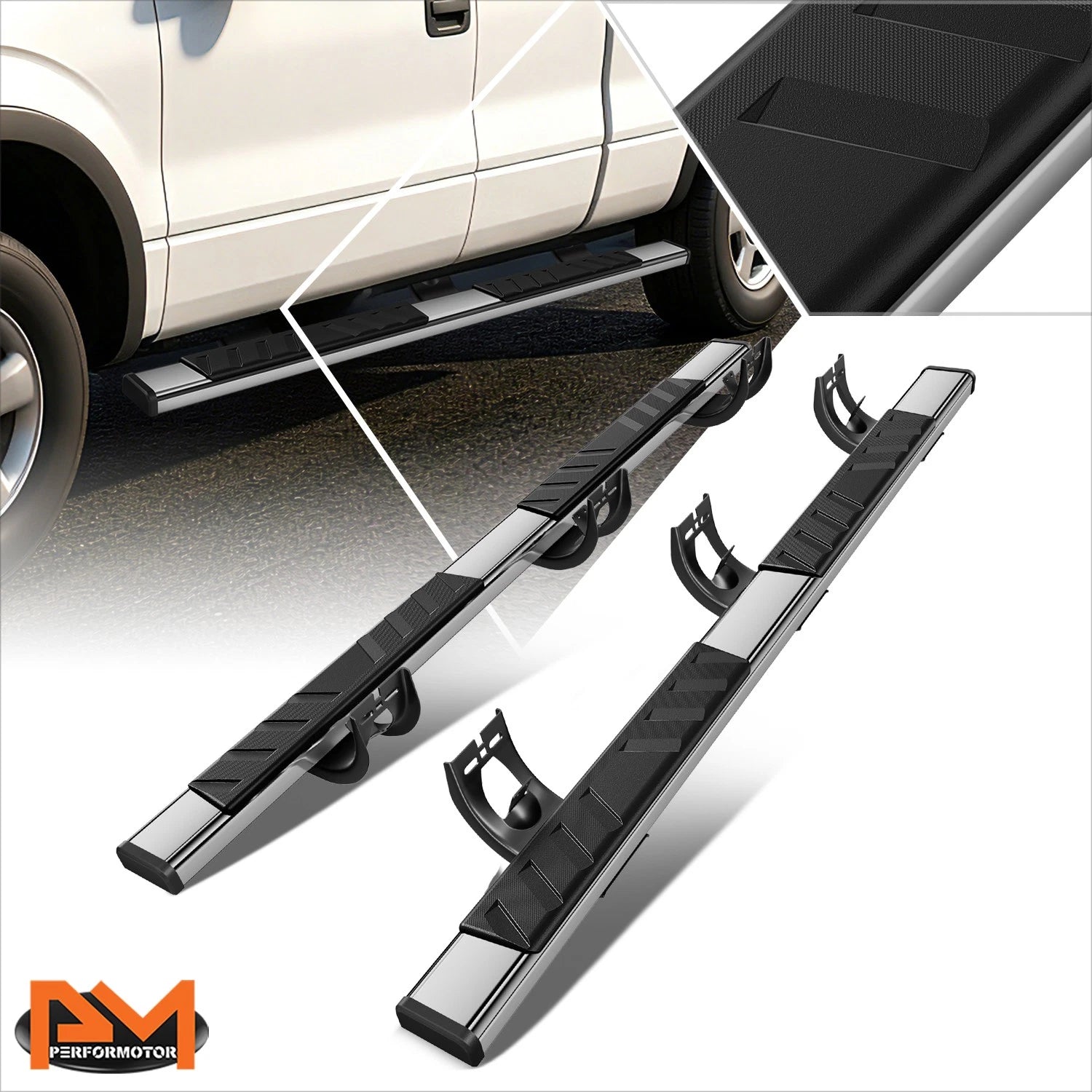 Set of 2 Step Pads for Dodge Ram 1500-3500 Ext Cab (2009–2024)