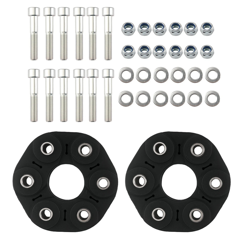 Pair Driveshaft Coupler Flex Joint Kits for Mercedes (1998–2011) 14980, 1704100115