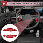 Red Aluminum Alloy Steering Wheel Shift Paddles for Hyundai Sonata (2015–2020)