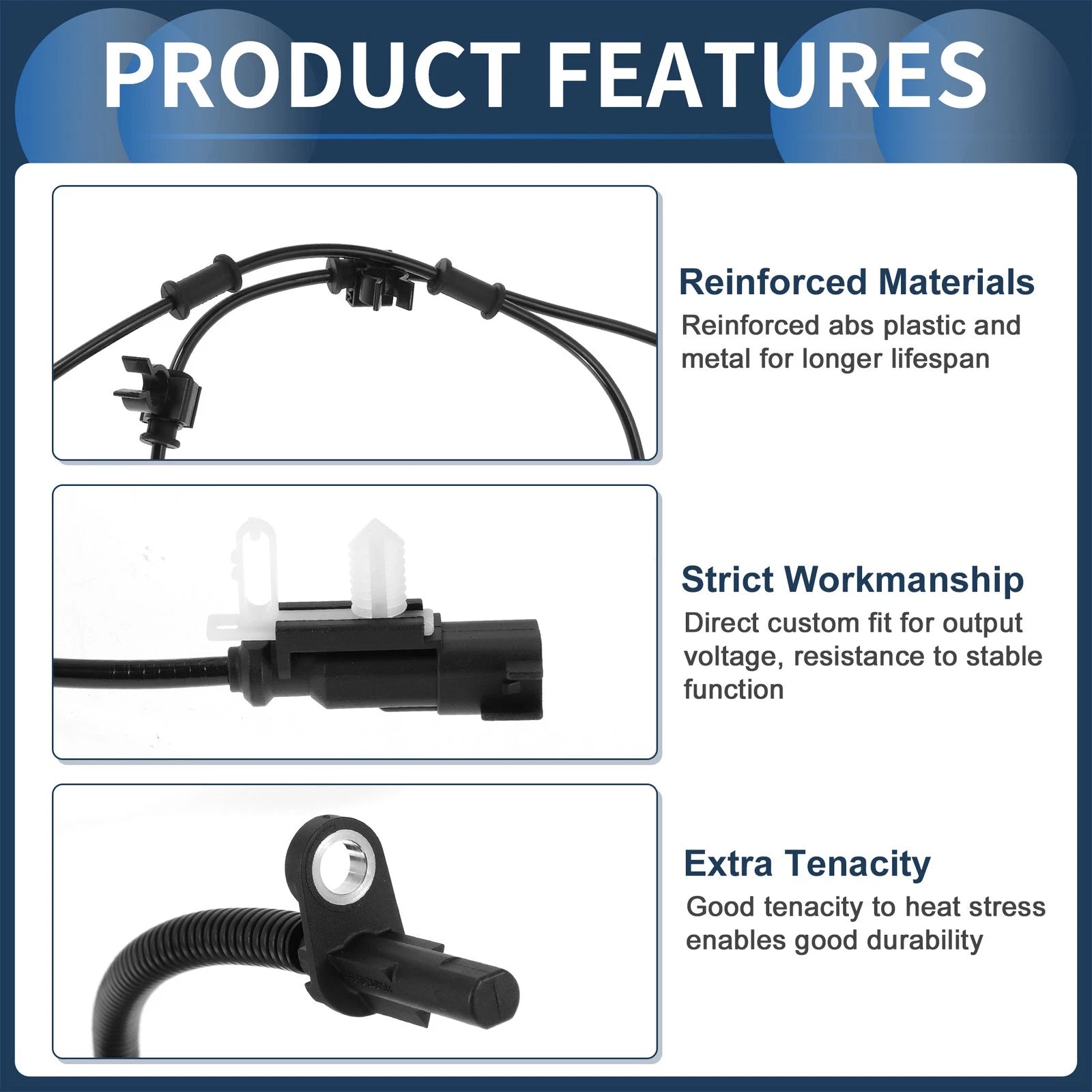 ABS Wheel Speed Sensor for Ford F-350 Super Duty (2011–2016) No.BC3Z2C191D