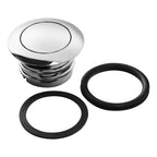 Flush Pop Up Vented Fuel Tank Oil Gas Cap for Harley Dyna Street Bob