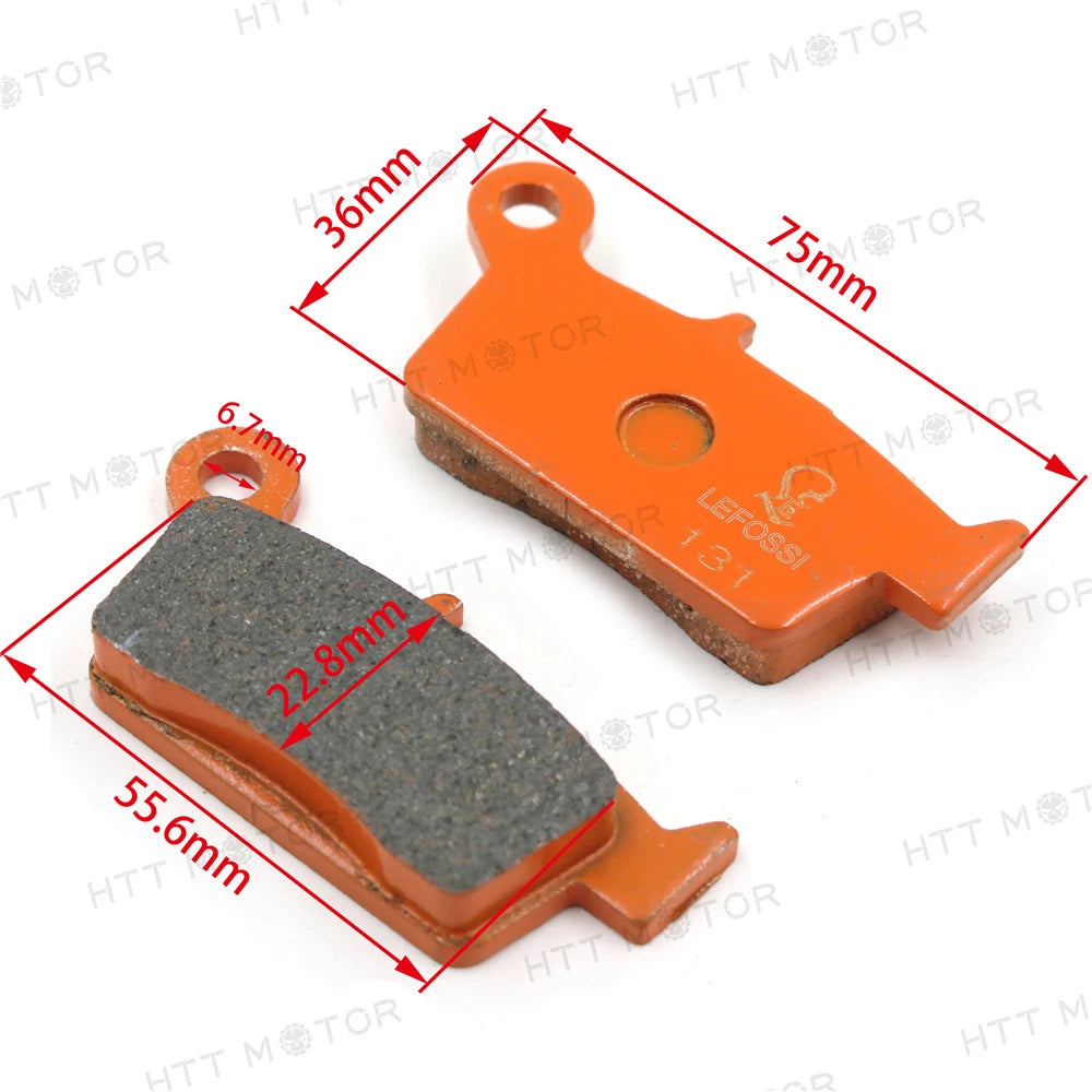 Brake Pads FA131 for Honda XR400R, Kawasaki KLX300R, Suzuki DRZ400, Yamaha YZ250 (1996–2007)