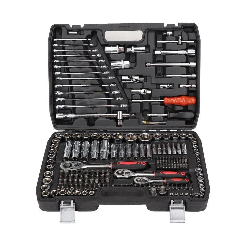 216 Piece Socket Set for Household Car 1/2" 1/4" 3/8"