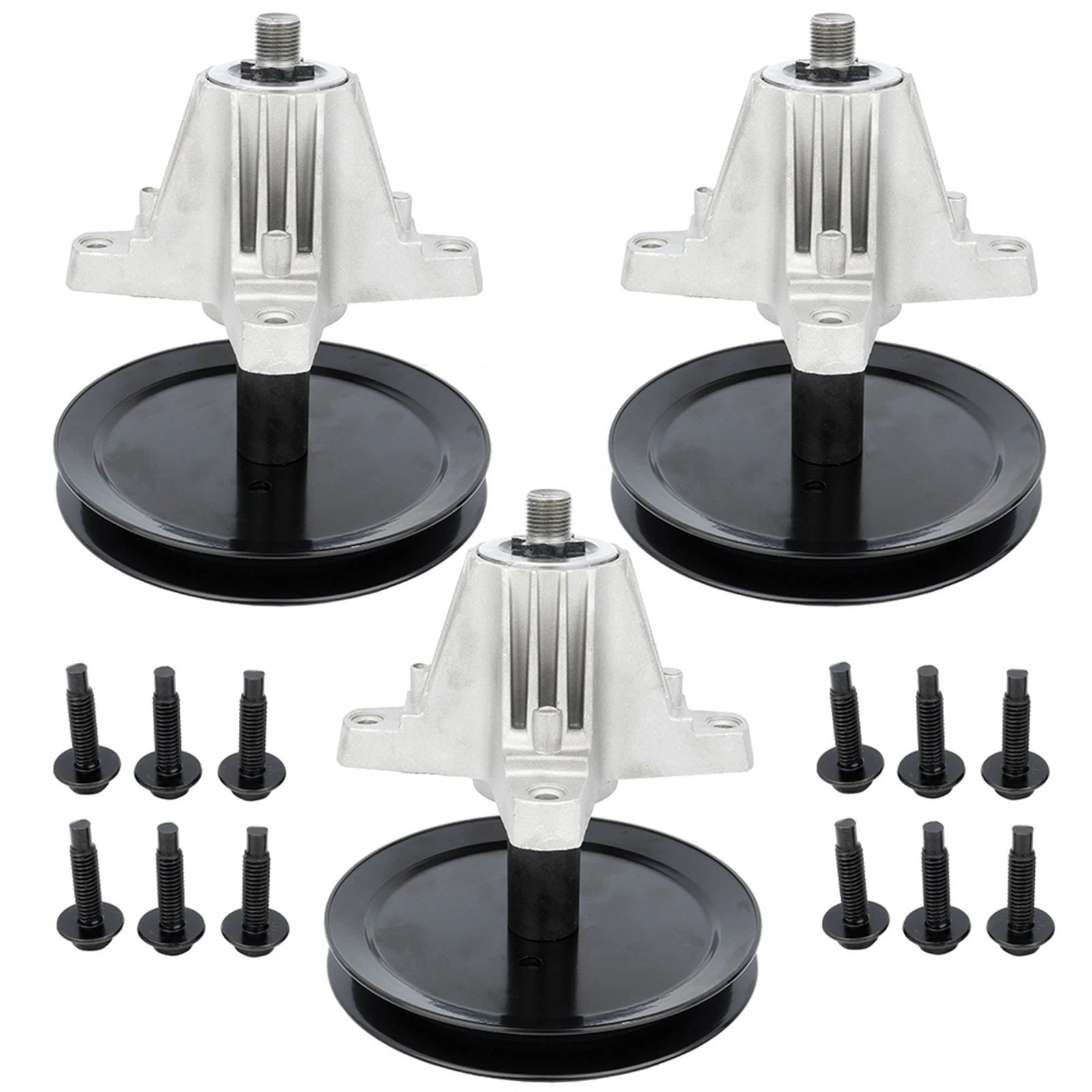 Set of 3 Deck Blade Spindle Assembly for Cub Cadet RZT L46 S46 (618-05078A, 918-05078A)