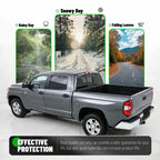 Set of 2 Truck Bed Side Rail Cap Covers for Toyota Tundra (2014–2020)