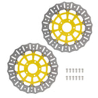 Pair Floating 11.8in Front Brake Rotors for Harley Touring 08-19 Trike 09-19