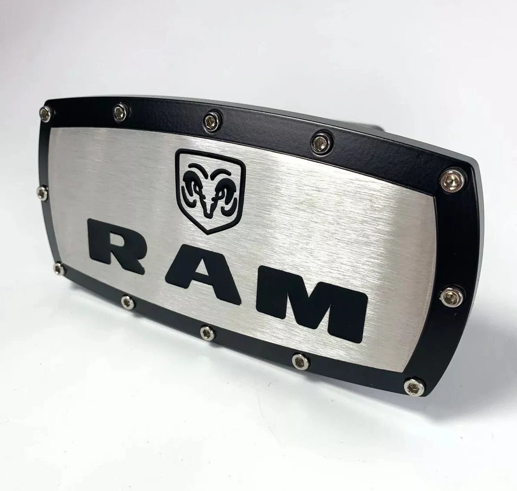 2 Inch Hitch Cover Plug Replacement for Dodge Ram Tow Receiver (2009–2024)