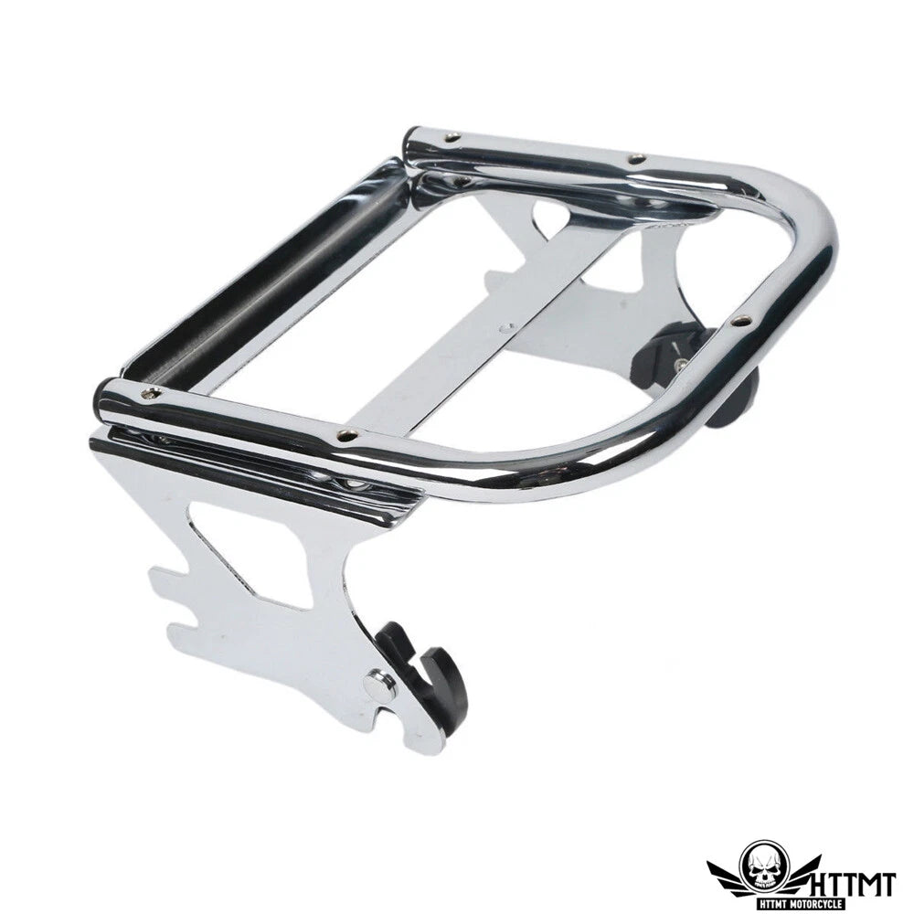 Detachable Two-up Tour Pak Luggage Rack w/ Mounting for Harley Touring (2014-2021)