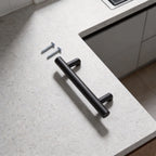 Stainless Steel Handle for Cabinet Drawer Dresser Wardrobe (Dark Black)