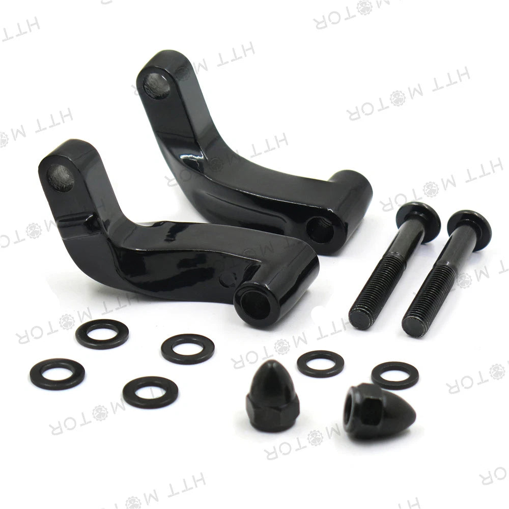 Mirrors Mount Adapter for Harley Fat Bob, Softail, Dyna, CVO, Low Rider