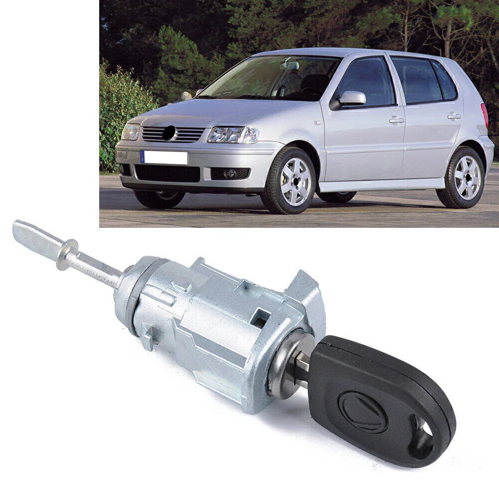 Front Driver Side Door Lock Cylinder Kit for VW Polo, Bora (1997-2005)