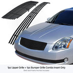 Stainless Black Billet Grille Insert for Nissan Maxima (2004-2006)