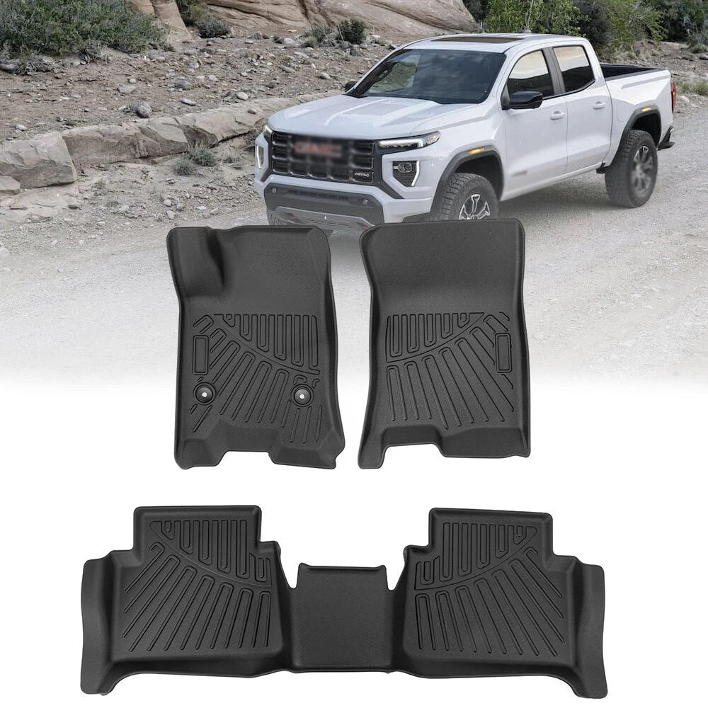 Waterproof Floor Mats Liners for Chevrolet Colorado/GMC Canyon (2023–2025)