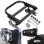 Detachable Two-Up Tour Pack Mount Luggage Rack for Harley