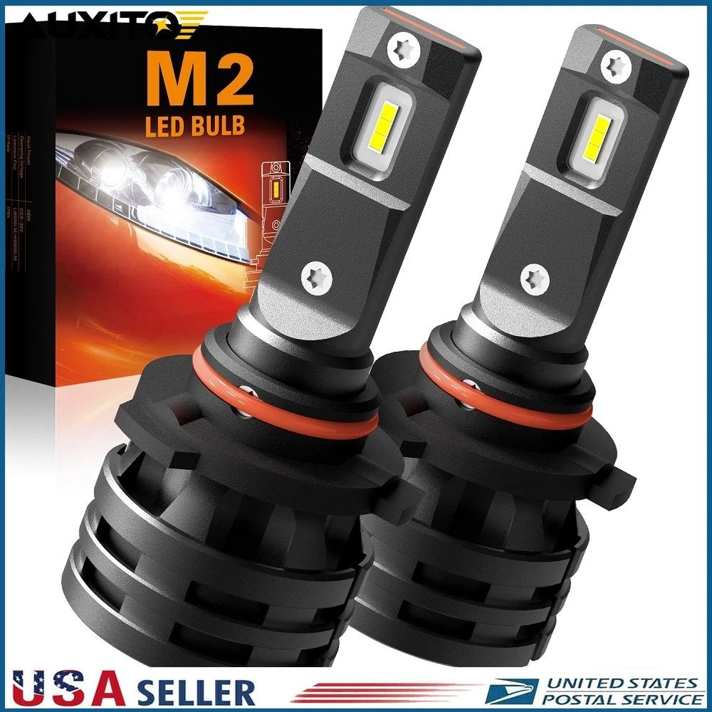 2X AUXITO LED Headlight Bulbs 9005 HB3 for High and Low Beam (6000K)