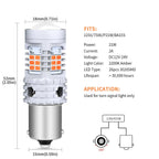 2X LED Turn Signal Bulbs for Toyota Pickup Previa RAV4 Sienna (1990–2000)