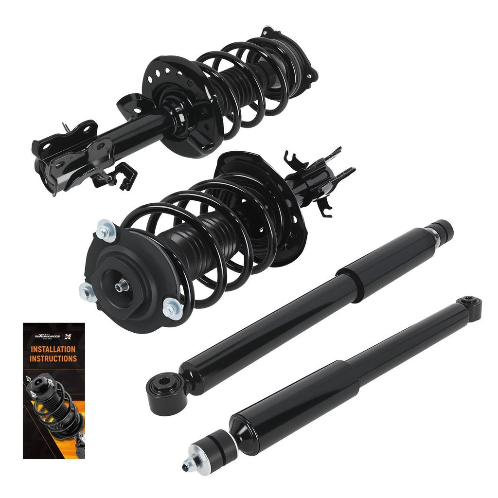 Set of 4 Quick Complete Struts for Nissan Sentra (2014–2019) 1.8L 1.6L